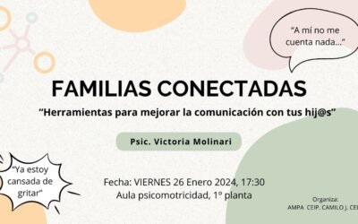 Taller Presencial VIERNES 26 de Enero 17.30 :Familias Conectadas